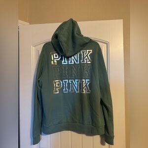 Pink zip up hoodie